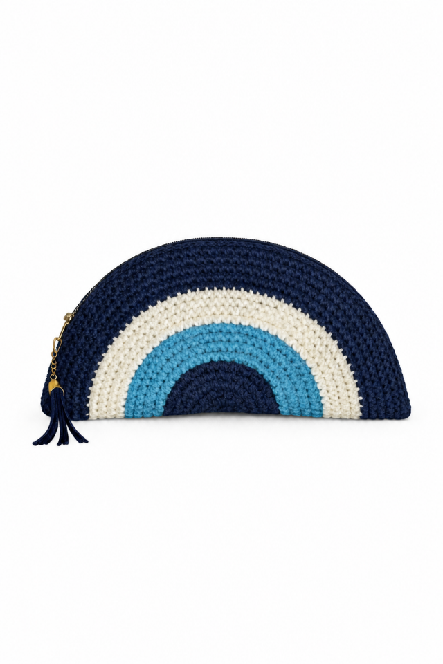 Nazar Clutch – Lacivert